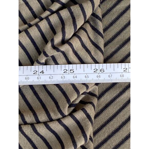 Maeve Cap Sleeve Women's Wrap Top Olive with Black Stripes NWT‎ Size XL - Picture 14 of 15